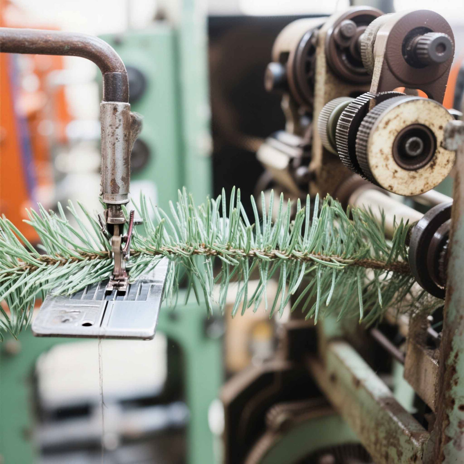 Станок для производства искусственных растений - сосна