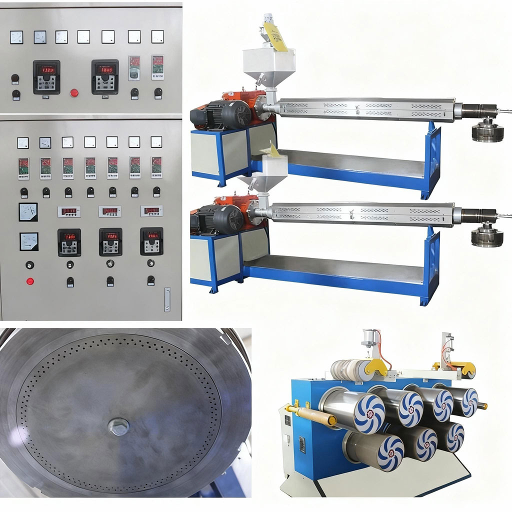 Линия для производства оболочек и профилей из NBR/PVC